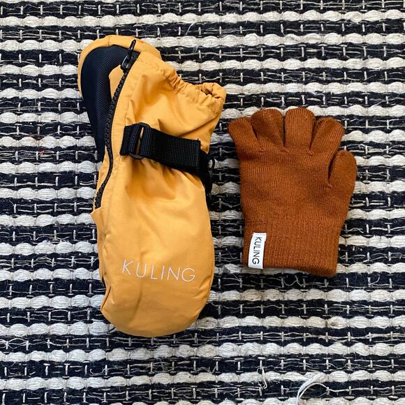 🌿Kuling Toddler Snow Cold Weather Mitten Glove Bundle 0-2Y - Picture 1 of 10